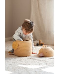 Charlie the Chicken Cotton Basket