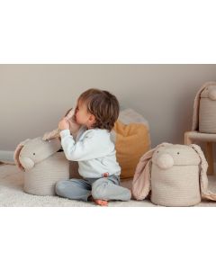 Rita the Rabbit Cotton Basket