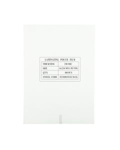 Laminating Pouches A4 Adhesive Back 150 Micron - Pack of 100