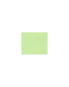 5.25 x 6.5" Exercise Book 32 Page 8mm Ruled - Light Green - Pack of 100
