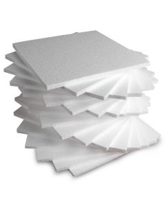 Polystyrene Tiles - 300 x 300 x 10mm. Pack of 20