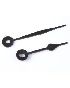 Plastic Clock Hands - Minute 52mm. Hour 40mm - Black