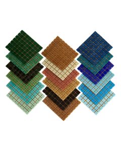 20mm Glass Mosaics Assortments