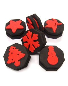 Christmas Palm Printers - Pack of 6
