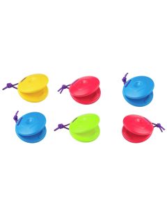 Plastic Castanets Multicoloured