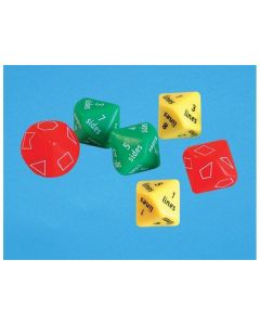 Shape Dice (2D) - Pack of 6