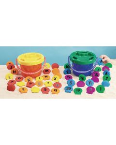 Alphabet and Number Shells Offer - Pack of 52