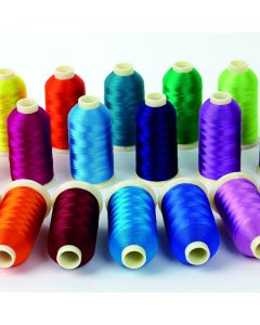 Marathon Viscose Rayon Thread - Brights. Pack of 20