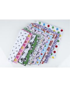 Polycotton Fun Prints Fat Quarters Pack