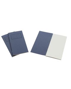 Exercise Books 8 x 4in 80 Page 8mm Feint - Dark Blue - Pack of 100