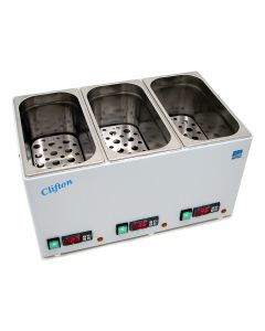 Clifton Digital Triple Bath 4+4+4 Litre