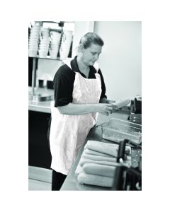 PE Disposable Aprons - White - Pack of 100
