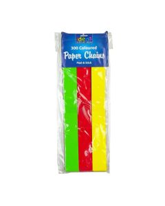 Peel-N-Stick Colour Paper Chains 2cm x 20cm Assorted - Pack of 300
