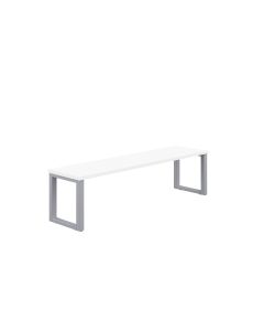 Meeting Room Bench Seat - White - 1400mm