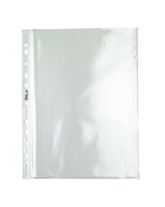 Plastic Punched Pockets Over Size - Pack of 25