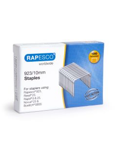 Rapesco 923/10mm Anto-Jam Staples - Pack of 1000