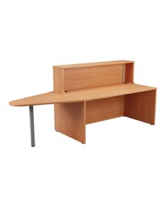 Reception Unit With Extension Beech 1600mm