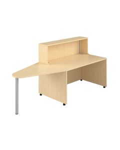 Reception Unit With Extension Maple 1400mm