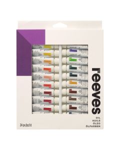 Reeves Oil Col 12ml Tube Sets Assortment - Pack of 12