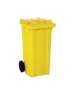 Wheelie Bin 120 Litre - Yellow