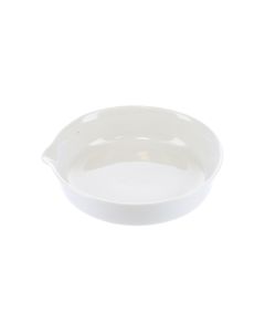 Shallow Flat Bottom Porcelain Evaporating Basin - 50ml