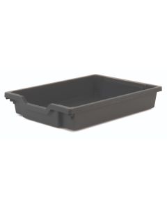 Shallow Storage Tray Charcoal Grey