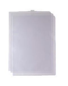 Economy Clear Cut Flush Folders - Pack of 100