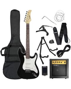 3rd Avenue Rocket Series 4/4 Electric Guitar - Black