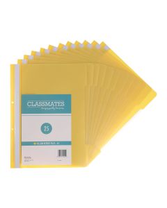 Classmates Report File A4 Yellow - Pack of 25