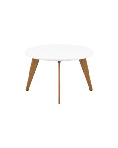 Plateau Round Meeting Table White 1200mm