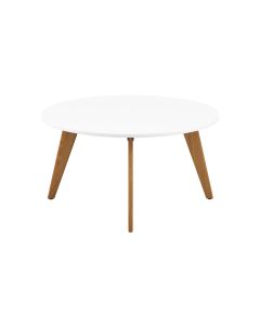 Plateau Round Meeting Table White 1400mm