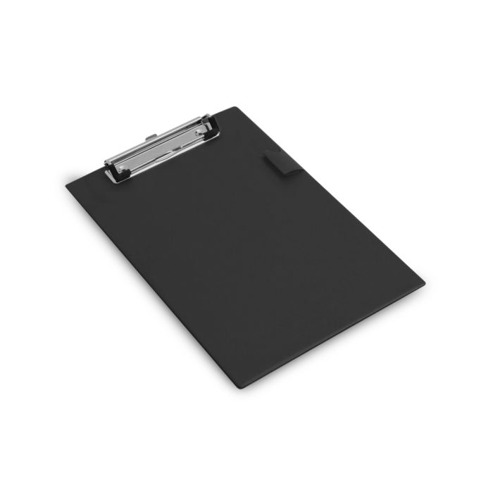 A5 PVC Clipboards - Black - Pack of 12
