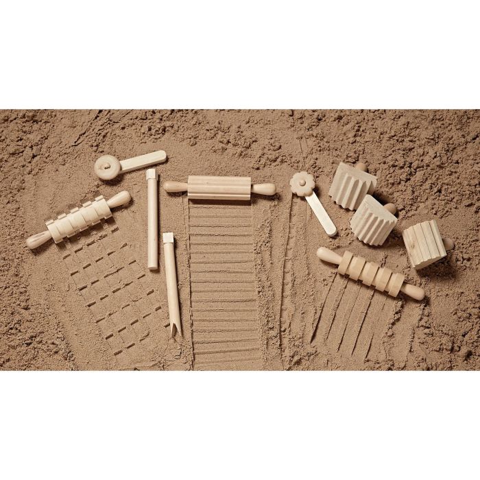 Wooden Dough Tools Set - Pack of 12