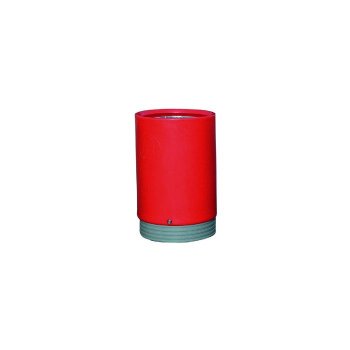 Outdoor Open Top Bin 75 Litre - Red