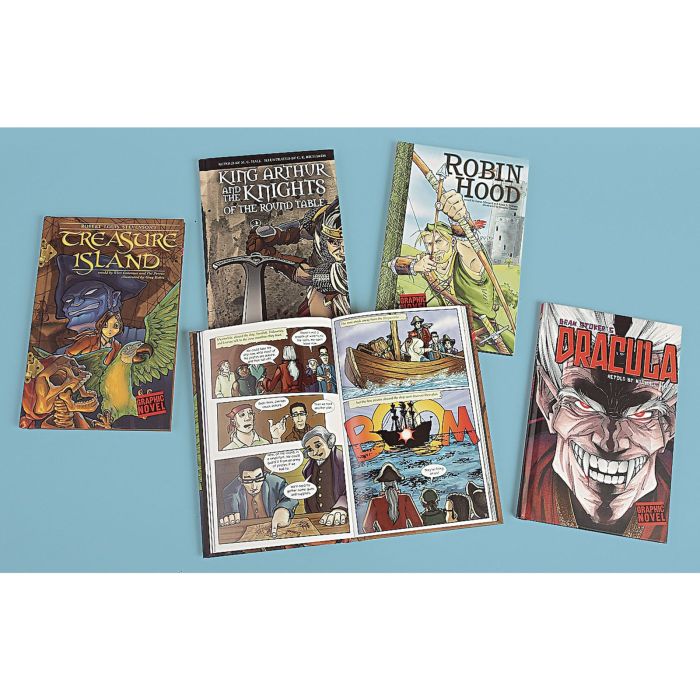 Graphic Revolve Adventure Novels - Pack of 4