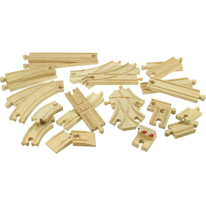 Bigjigs Toys Low Level Track Expansion Pack