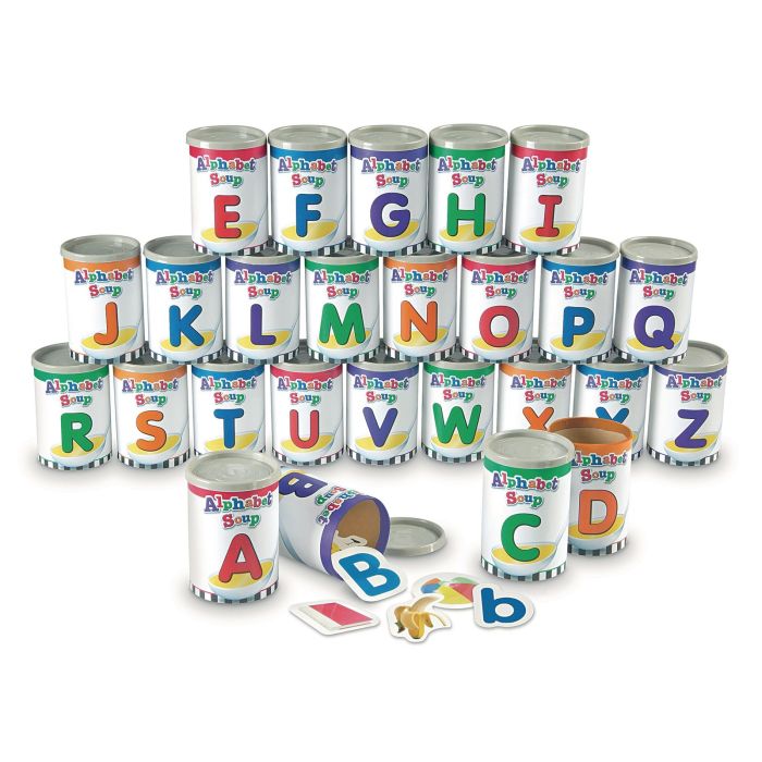 Alphabet Soup Sorters - Pack of 26