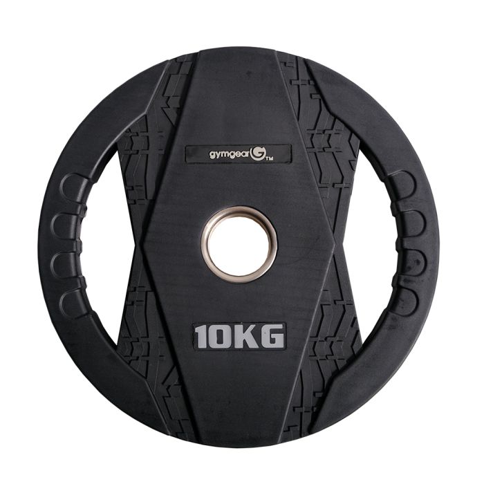 Gym Gear Rubber Plate Dual Grip - 10kg - Pair
