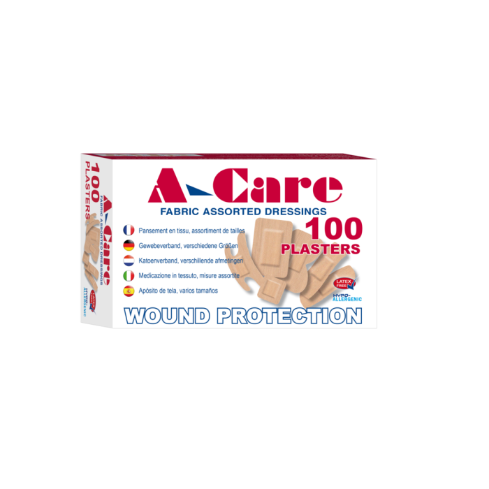 Fabric Plasters Assorted - Pack of 100