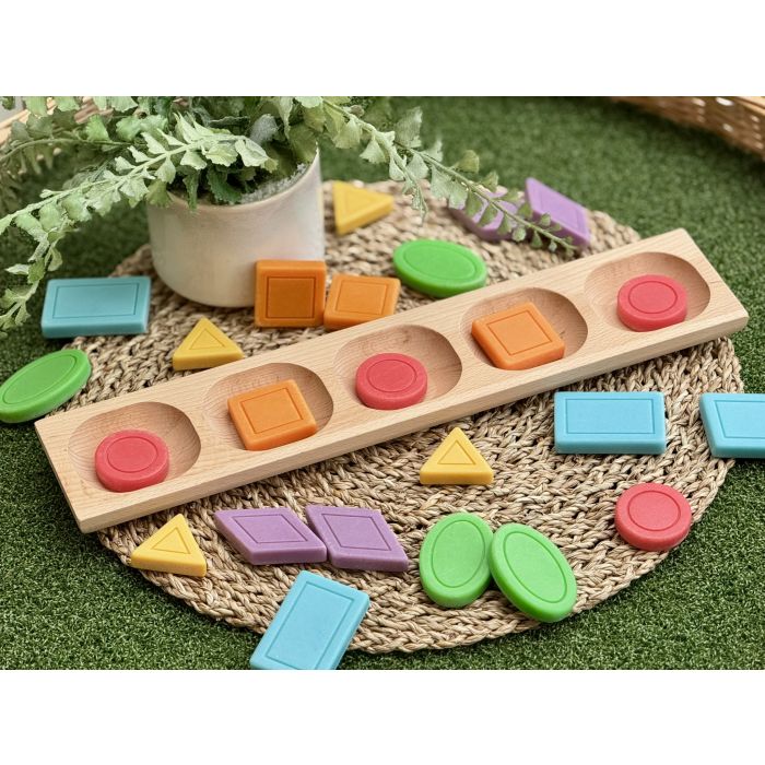 Yellow Door Shape & Colour Stones
