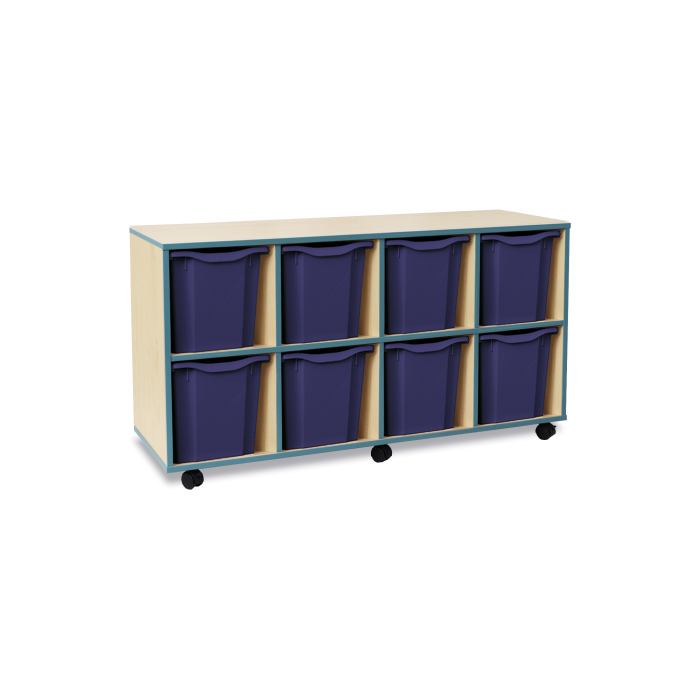 Jewel 8 Jumbo Unit with Trays - Blue