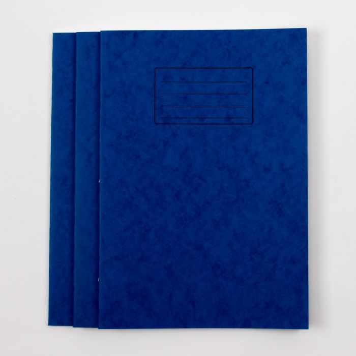 A4 Exercise Book 80P 7mm Squared Blue - Pack of 50