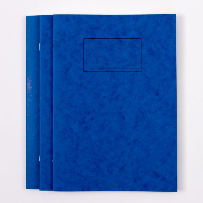 A4 Exercise Book 80 Page- 8mm Ruled- Blue - Pack of 50