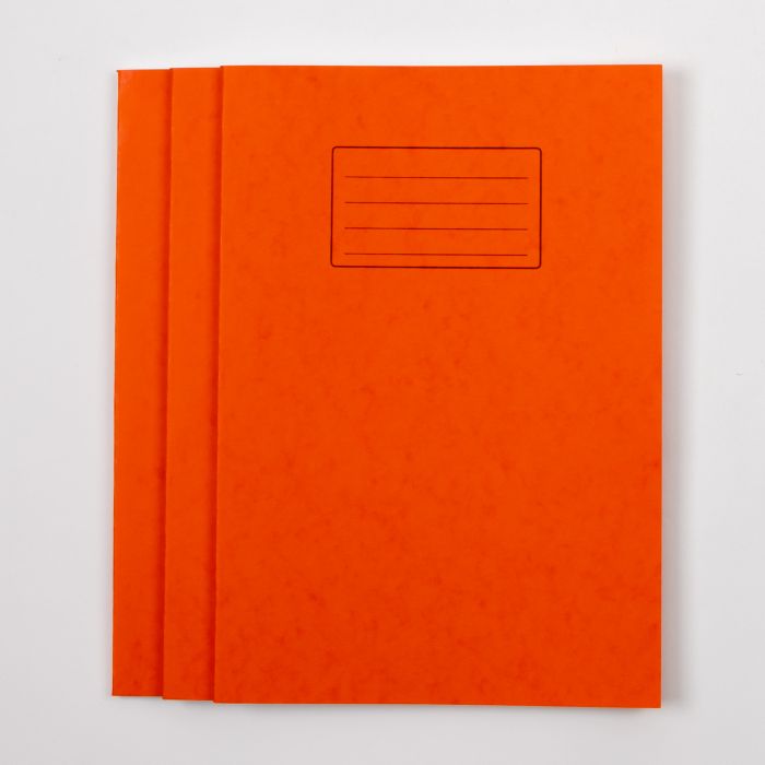 A4 Exercise Book 80 Page- 5mm Squared- Orange - Pack of 50