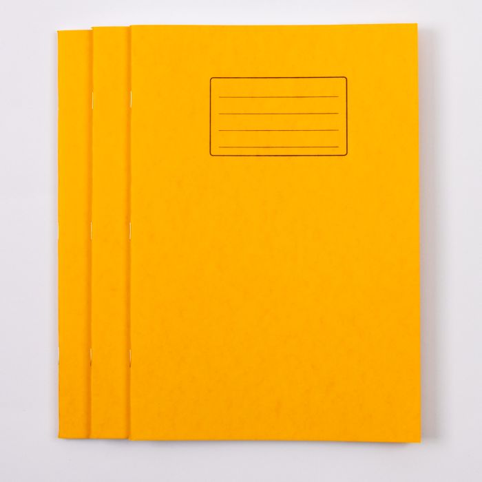 A4 Exercise Book 80P Ruled/Margin/Plain Alternate-Yell-Pk50