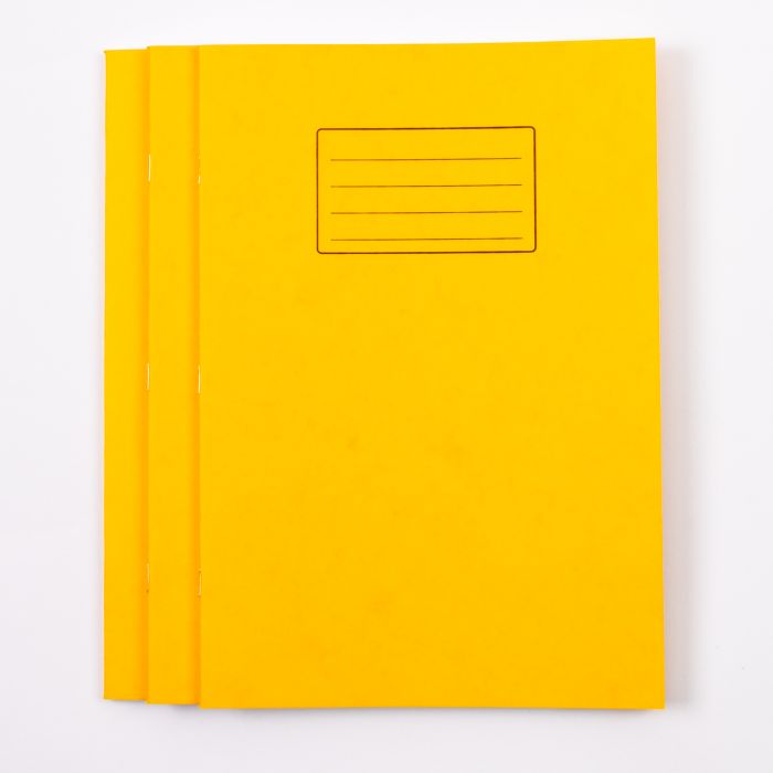 A4 Exercise Book 80P- 12mm Ruled/Plain Alternate- Yellow