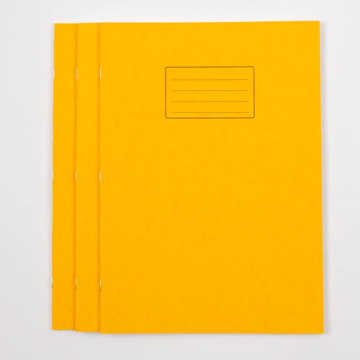 A4+ Exercise Book 48 Page- Plain- Yellow - Pack of 50