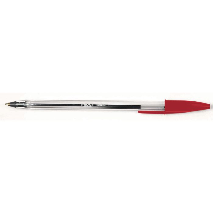 BIC Cristal Ballpoint Pen Red - Pack of 50