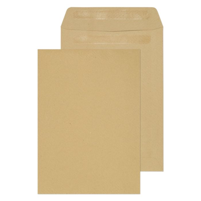 C5 Non-Window Pocket Self Seal Envelopes 115gsm Manilla - Pack of 500