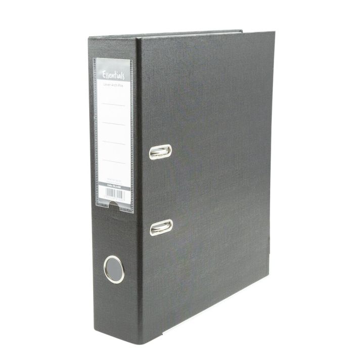 Coloured Lever Arch Files A4 - Black